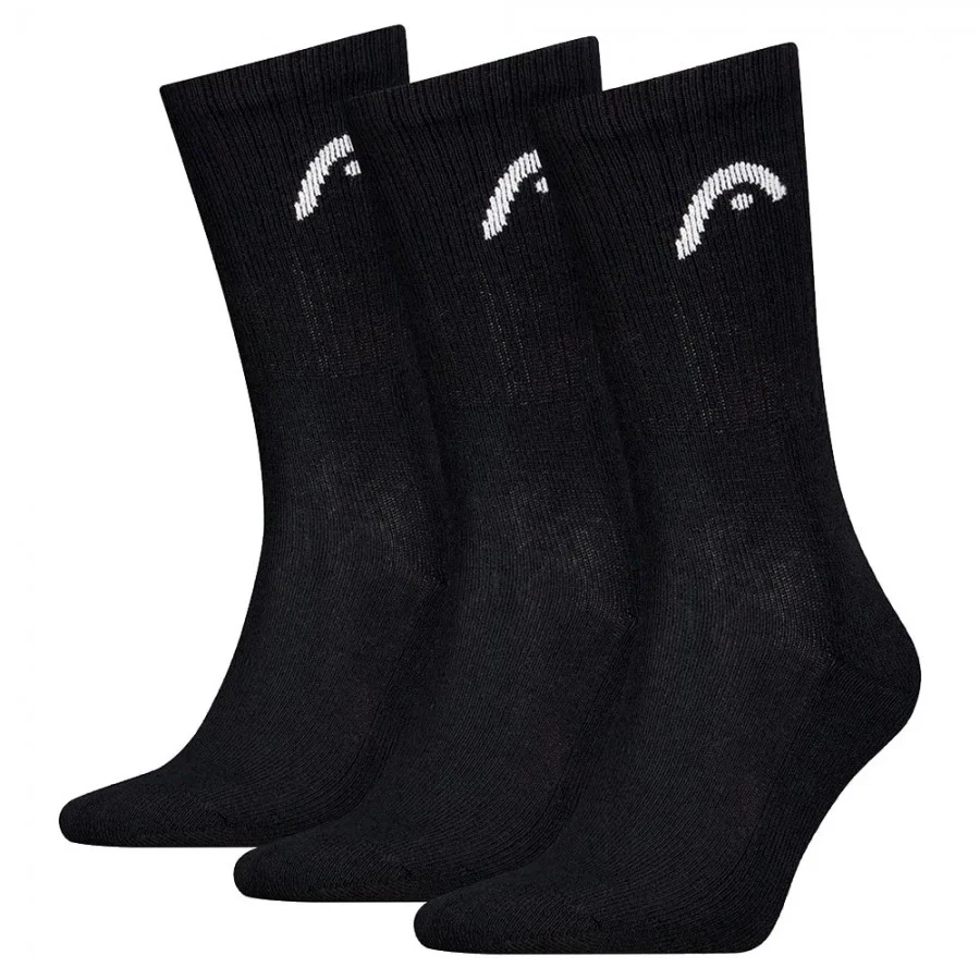 CHAUSSETTES HEAD 3P CLUB (43-46, NOIR)