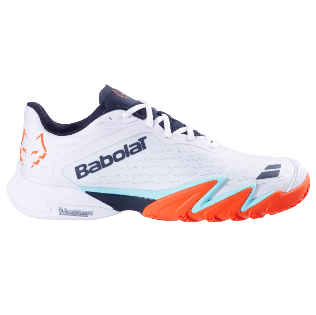 Chaussure Babolat Jet Premura 3 lebron Blanc/Orange