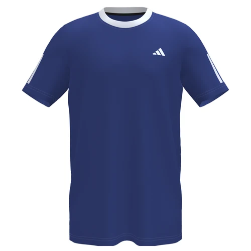 T shirt Adidas Club 3 Stripes Bleu (S)