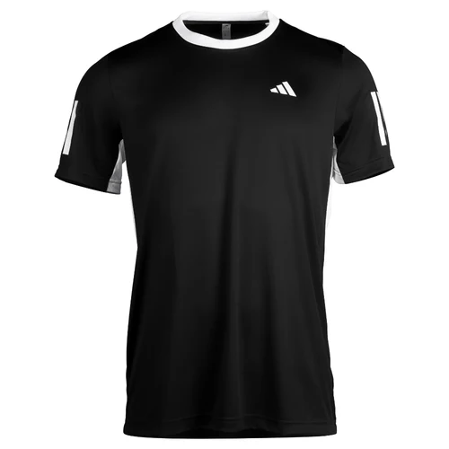T shirt Adidas Club 3 Stripes Noir/Blanc