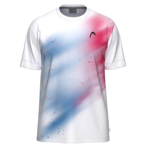 T Shirt Head Topspin 2026 Blanc/Rouge