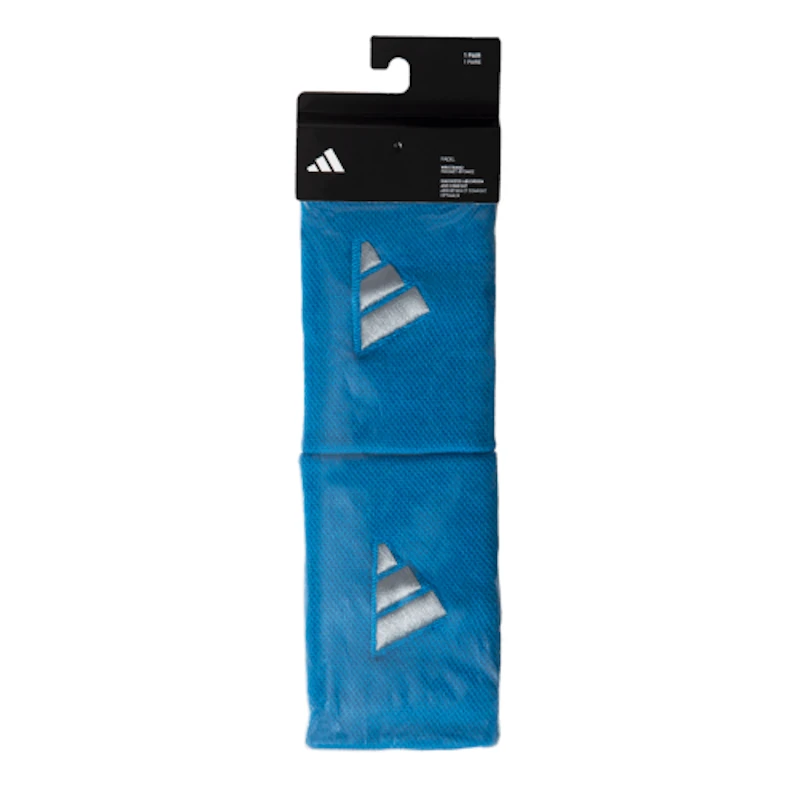 Poignets Eponge Adidas L Bleu/Gris