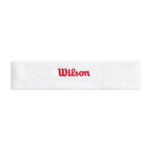 Bandeau Eponge Wilson Os Blanc/Rouge
