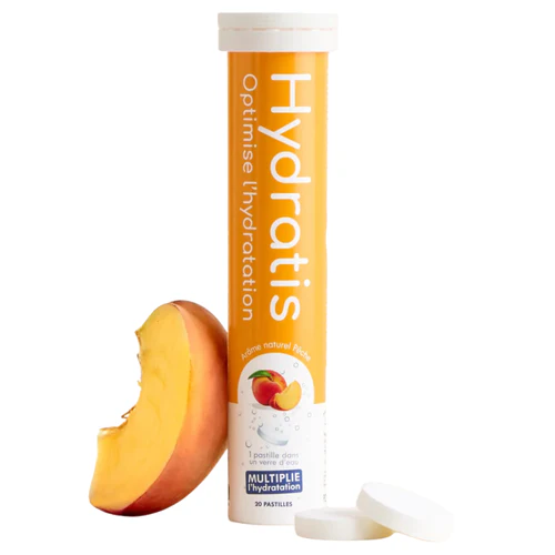 Pastilles d'hydratation Hydratis Pêche